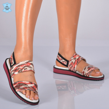 Sandale Dama Piele Naturala Ruby Rosii- Need 4 Shoes