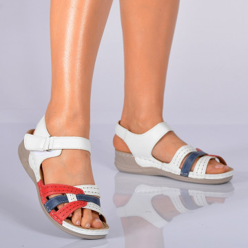 Sandale Dama Zania Albe- Need 4 Shoes