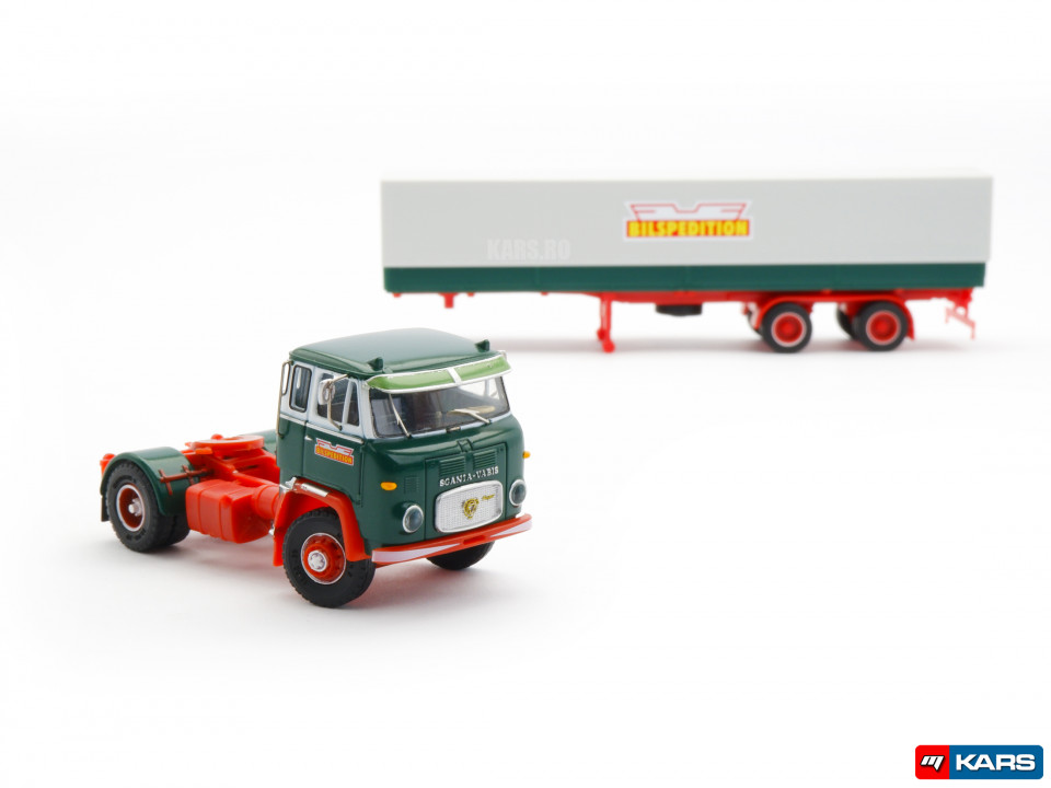 Herpa 1 87 Scania Vabis Lb 76 Canvas Semitrailer Bilspedition S