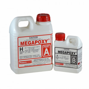 Rasina epoxidica bicomponenta Megapoxy H Rapid 1L