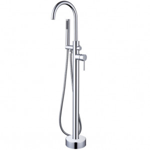 Baterie cada freestanding QFRESH Round, Chrome - Img 1