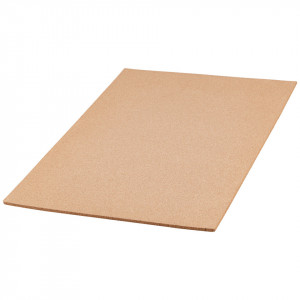 Placă plută 94*64cm/1mm EcoCMK, din plută micro-aglomerată, naturală, pentru Decor/Craft