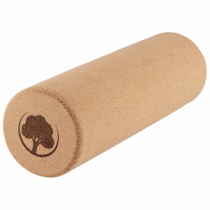 Cilindru placă de echilibru EcoCMK, pentru balance board, din plută naturală, 37x10cm - Img 1