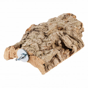 Șezut pentru păsări EcoCMK, din plută naturală, 20x10cm, 1 buc - Img 2