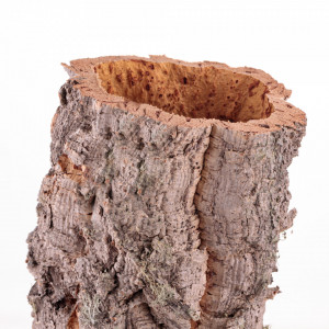 Tunel pentru terariu, acvariu, crafts sau decor EcoCMK, din plută naturală, 20-25x40cm - Img 5