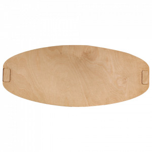 Balance board EcoCMK Porto, set placă de echilibru cu cilindru din plută, 77x33cm - Img 4