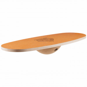 Balance board Kids PRO Style, placă de echilibru, cu grip natural din plută, portocaliu