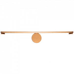 Balance board EcoCMK Porto, set placă de echilibru cu cilindru din plută, 77x33cm - Img 5