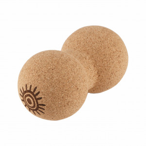 Set masaj EcoCMK Trio SUN Design, cilindru, duoball și minge din plută pentru yoga, pliates și kinetoterapie - Img 3