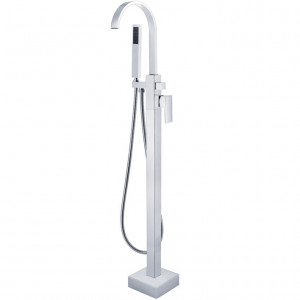 Baterie cada freestanding QFRESH Round Up, Chrome - Img 1
