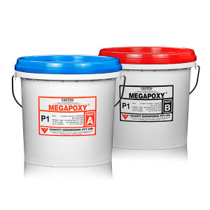 Pasta de umplere epoxidica bicomponenta Megapoxy P1 1L
