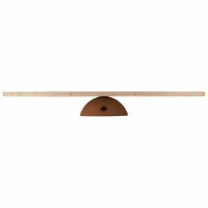 Semi-cilindru placă de echilibru EcoCMK, balance board, din plută naturală, 25x18/9cm - Img 4
