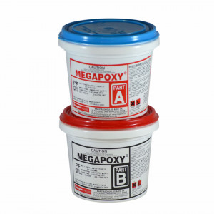 Adeziv epoxidic bicomponent rapid Megapoxy PF Gel 1L