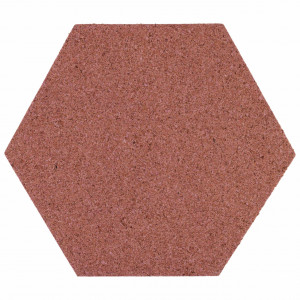 Hexagon plută, cu autoadeziv, violet, 21x18cm/7mm - Img 2