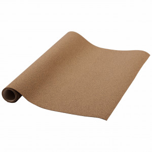 Rolă plută 2*1m/2mm EcoCMK, din plută micro-aglomerată, naturală, cu granule negre, pentru decor, avizier, underlayment