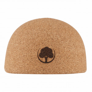 Semisferă placă de echilibru EcoCMK, pentru balance board, cork hemisphere, din pluta naturala, 13x8cm - Img 1