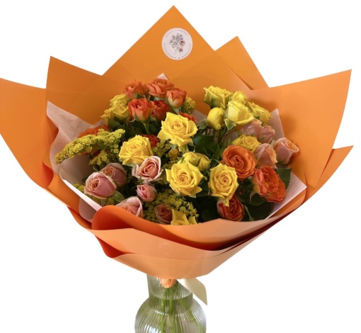 Buchet cu miniroze Solar