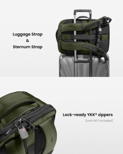 Navigator-T66 Liteway Travel Backpack Green - Img 9