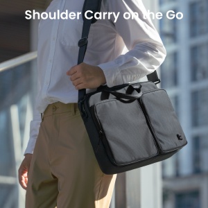 Navigator-A33 Laptop Shoulder Bag Black - Img 9