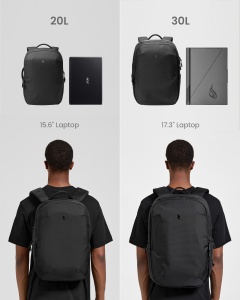 UrbanEX-T65 Laptop Backpack Black - Img 3