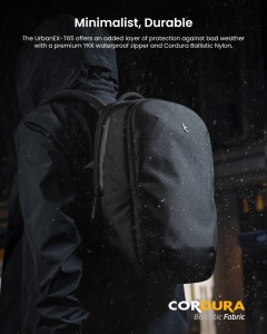 UrbanEX-T65 Laptop Backpack Black - Img 7