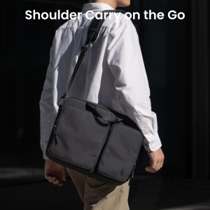 Navigator-A33 Laptop Shoulder Bag Black - Img 10