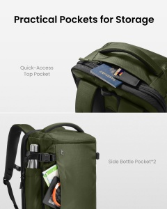 Navigator-T66 Liteway Travel Backpack Green - Img 7