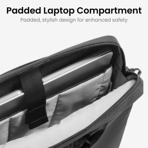 Navigator-A33 Laptop Shoulder Bag Black - Img 4