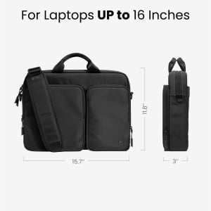 Navigator-A33 Laptop Shoulder Bag Black - Img 8