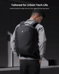UrbanEX-T65 Laptop Backpack Black - Img 2