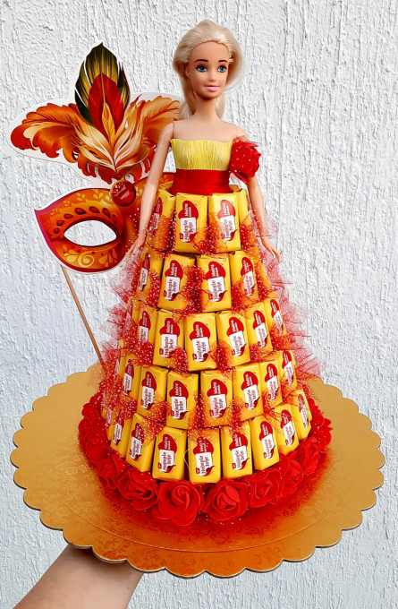 Torta od slatkiša - Najlepše želje Barbi