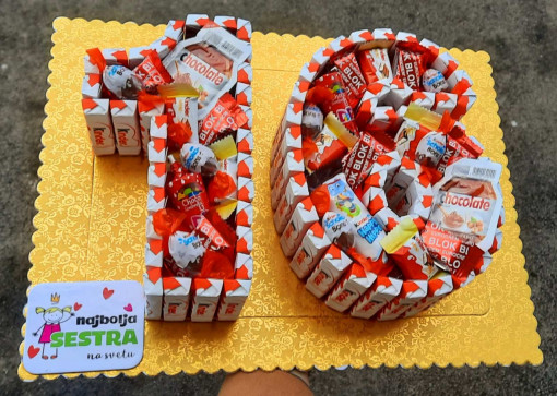 Torta od slatkiša - Broj 16