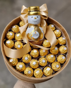 Poklon kutija - Gold Ferrero Rocher - Img 2