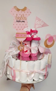 Torta od pelena - Hello Baby Girl