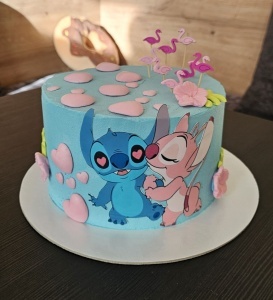 Torta - Zaljubljeni Stitch
