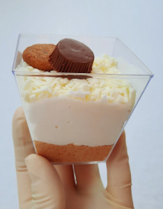 Dezert u čaši - Cheesecake bela čokolada - Img 1