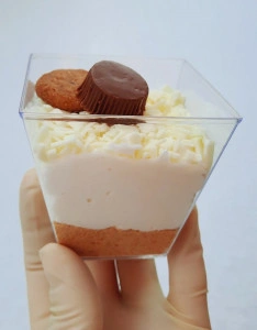 Dezert u čaši - Cheesecake bela čokolada