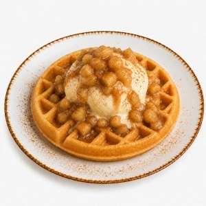 Waffle Apple Pie