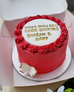 Bento torta - Mini cake - Red passion