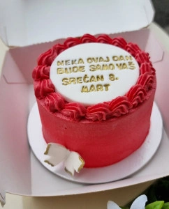 Bento torta - Mini cake - Red passion