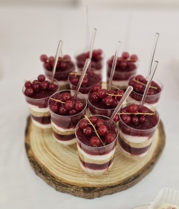 Dezert u čaši - Cheesecake šumsko voće
