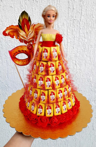 Torta od slatkiša - Najlepše želje Barbi