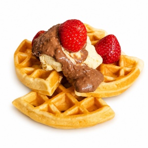 Waffle choco berry