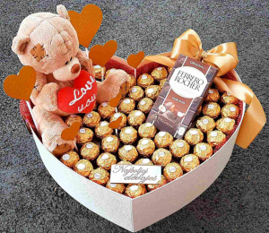 Poklon kutija - Gold Ferrero Rocher L - Img 1