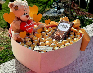 Poklon kutija - Gold Ferrero Rocher L - Img 2