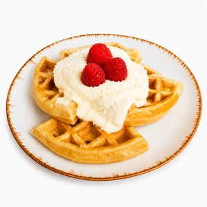 Waffle raffaello