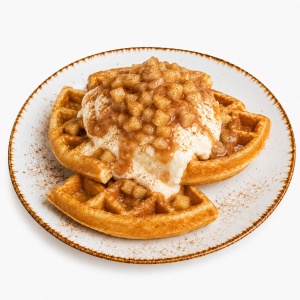 Waffle Apple Pie