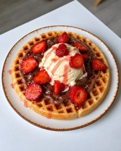 Waffle choco berry