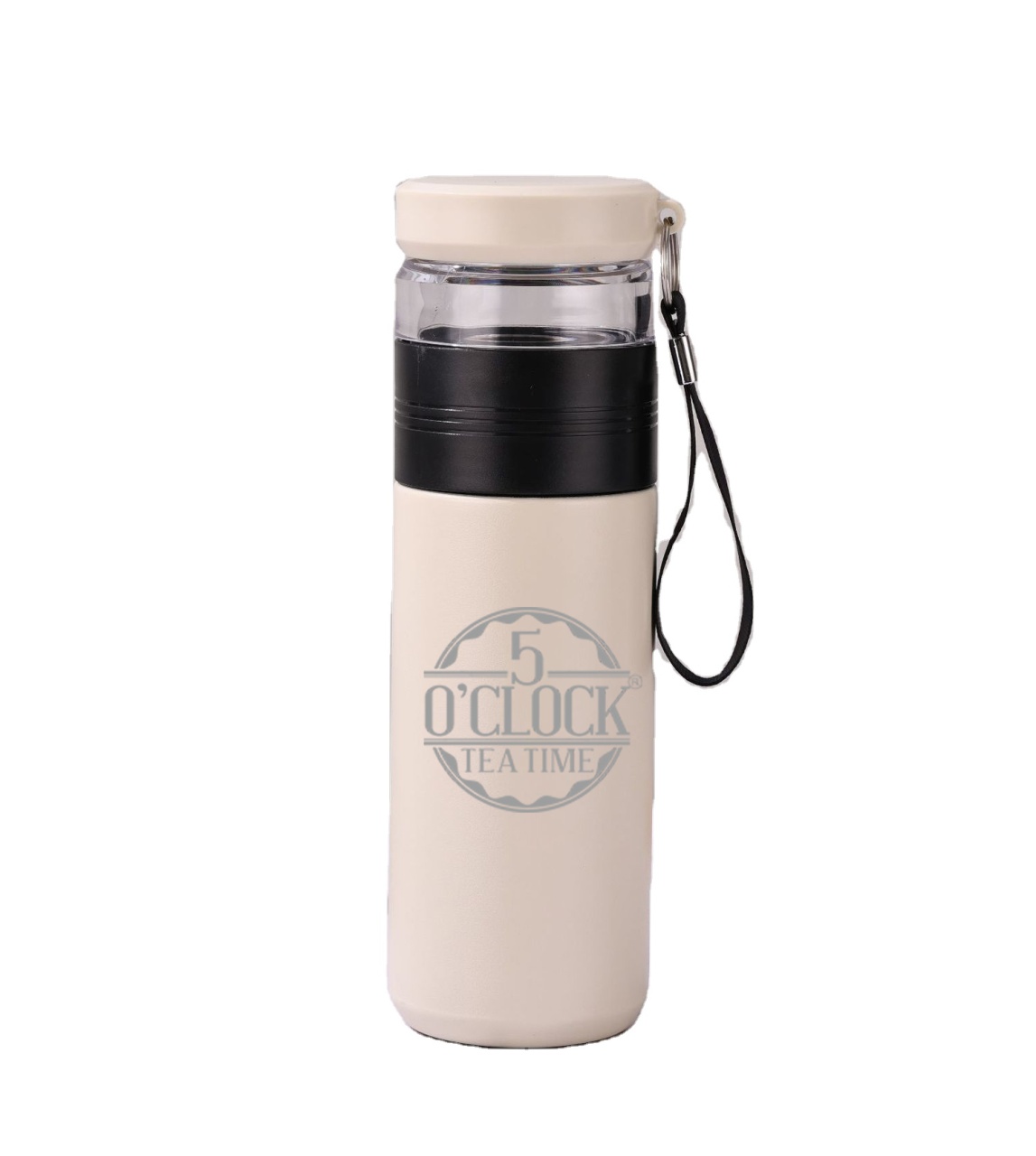 Brew2Go Thermos cu infuzor 5 O\'Clock Tea (420ml) - CREM