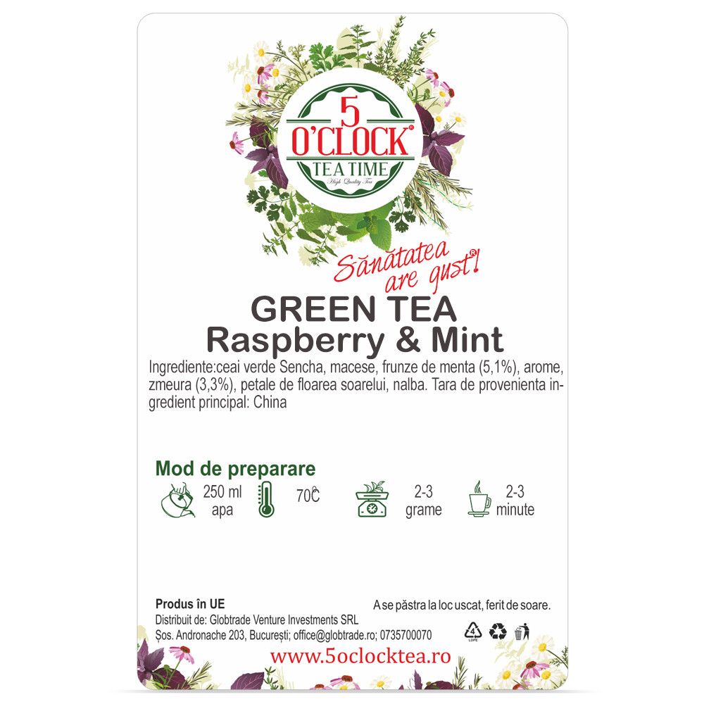 Raspberry & Mint (Gramaj: 50g) - 1 | YEO